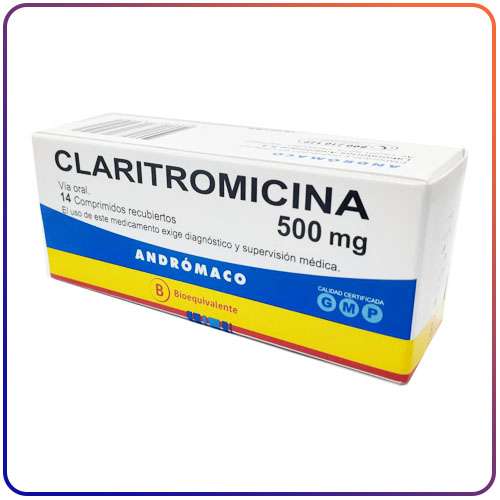 CLARITROMICINA 500 MG X 14 COMPRIMIDOS RECUBIERTOS